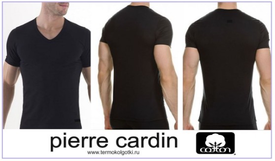 футболка мужская классика Pierre Cardin V-воротник футболка мужская классика Pierre Cardin V-воротник